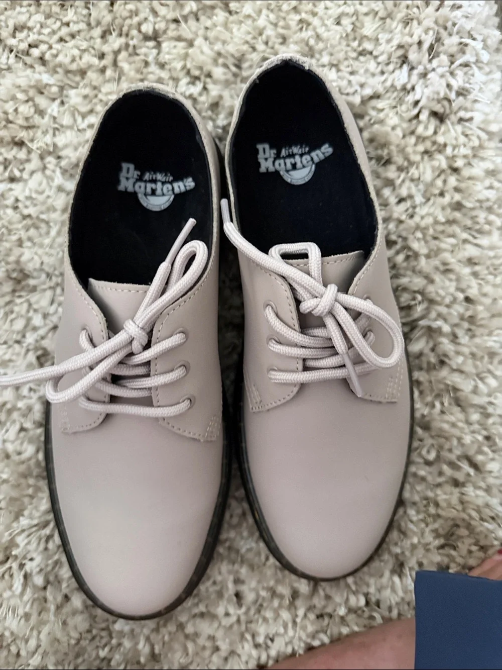 Dr. Martens Men's 3-Eye Derby in Light Gray